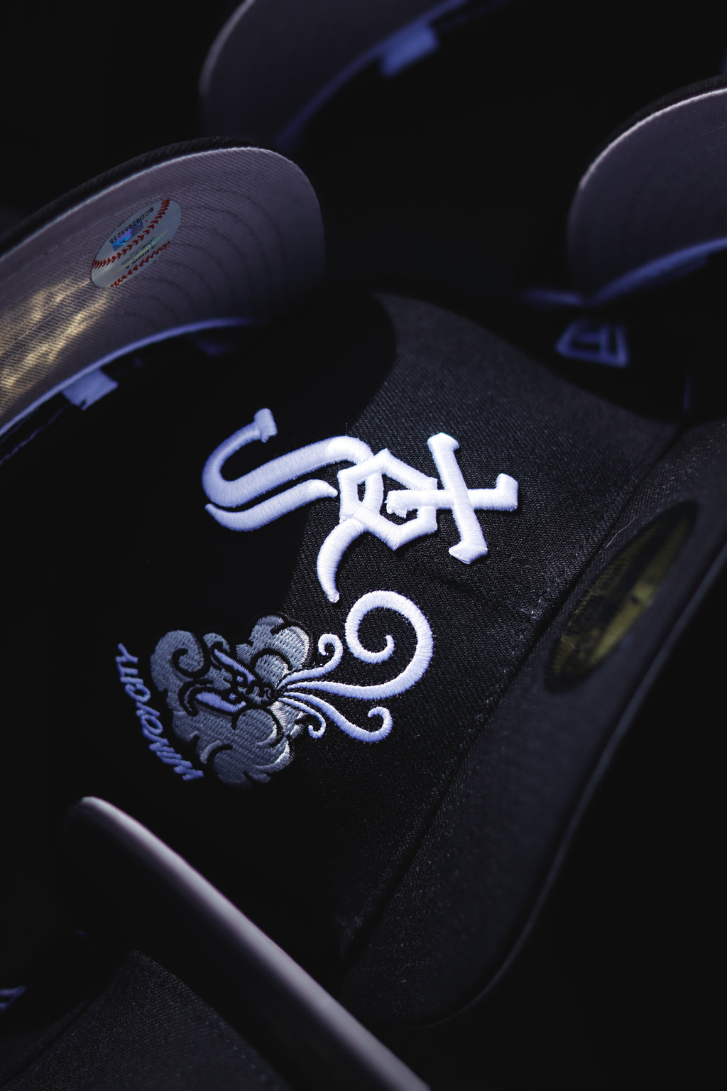 Gorra New Era White Sox Negra con Blanco