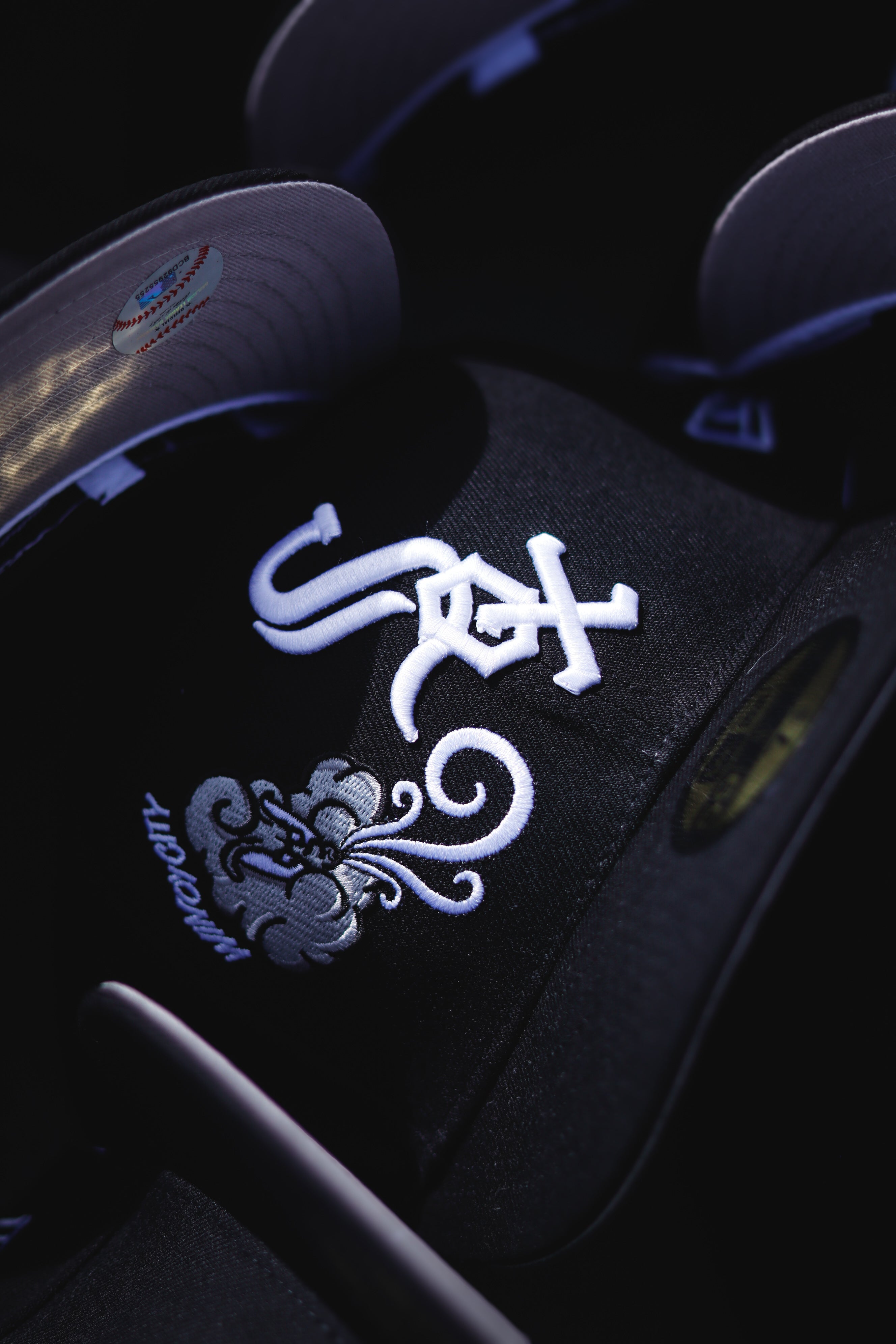 Gorra New Era White Sox Negra con Blanco