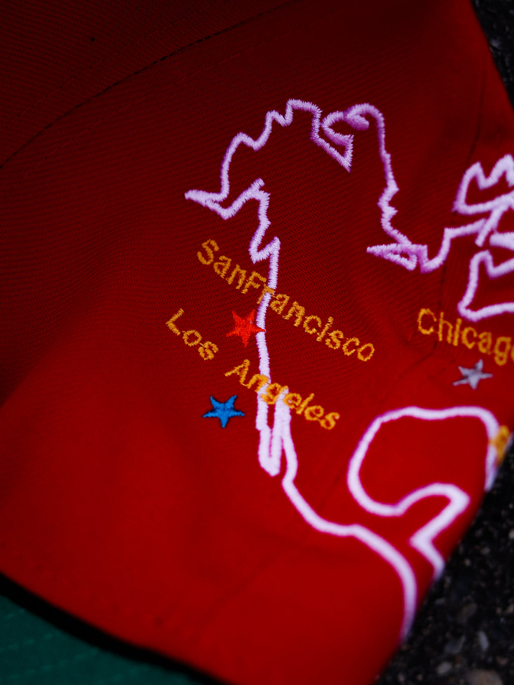 CAP SUPREME WORLDWIDE BOX LOGO NEW ERA RED