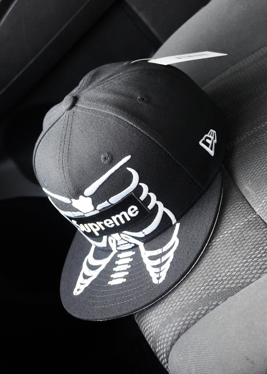 SUPREME BONES BOX LOGO BLACK
