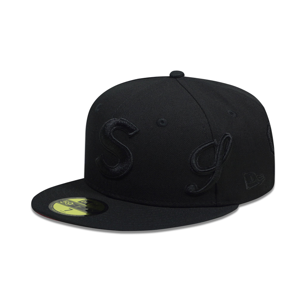 CAP SUPREME MULTI S LOGO NEW ERA TOTAL BLACK
