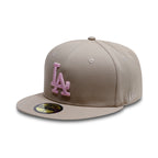 CAP NEW ERA DODGERS BEIGE CON ROSA