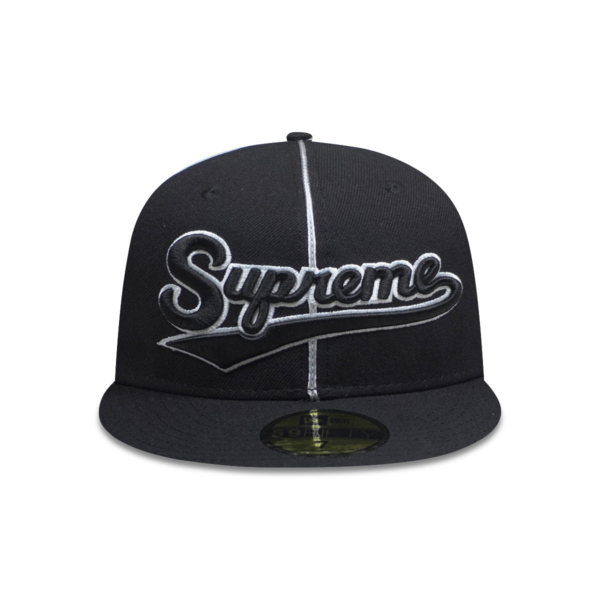 CAP SUPREME X NEW ERA PIPING SCRIPT LOGO