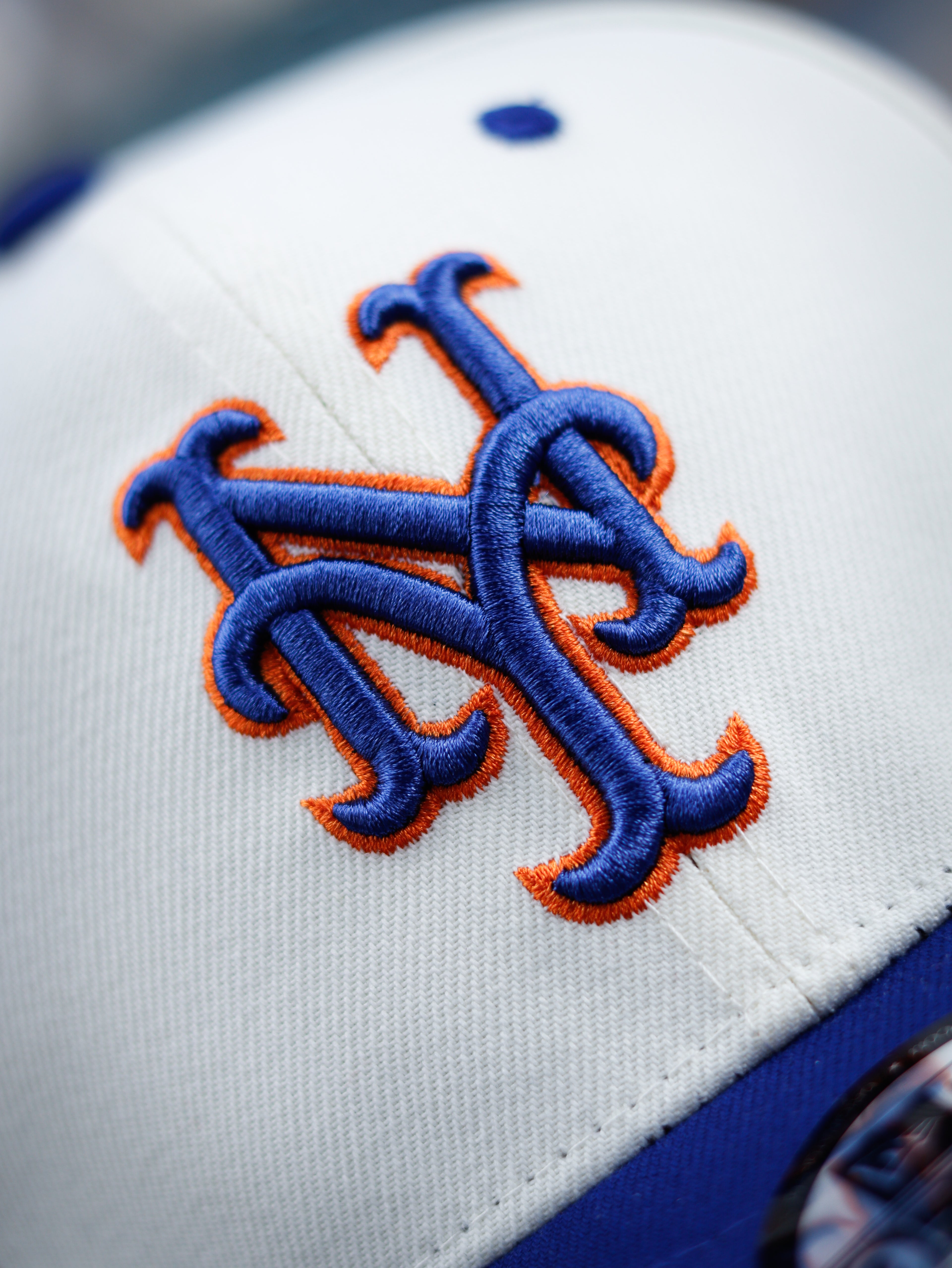 CAP NEW YORK METS WHITE AND BLUE