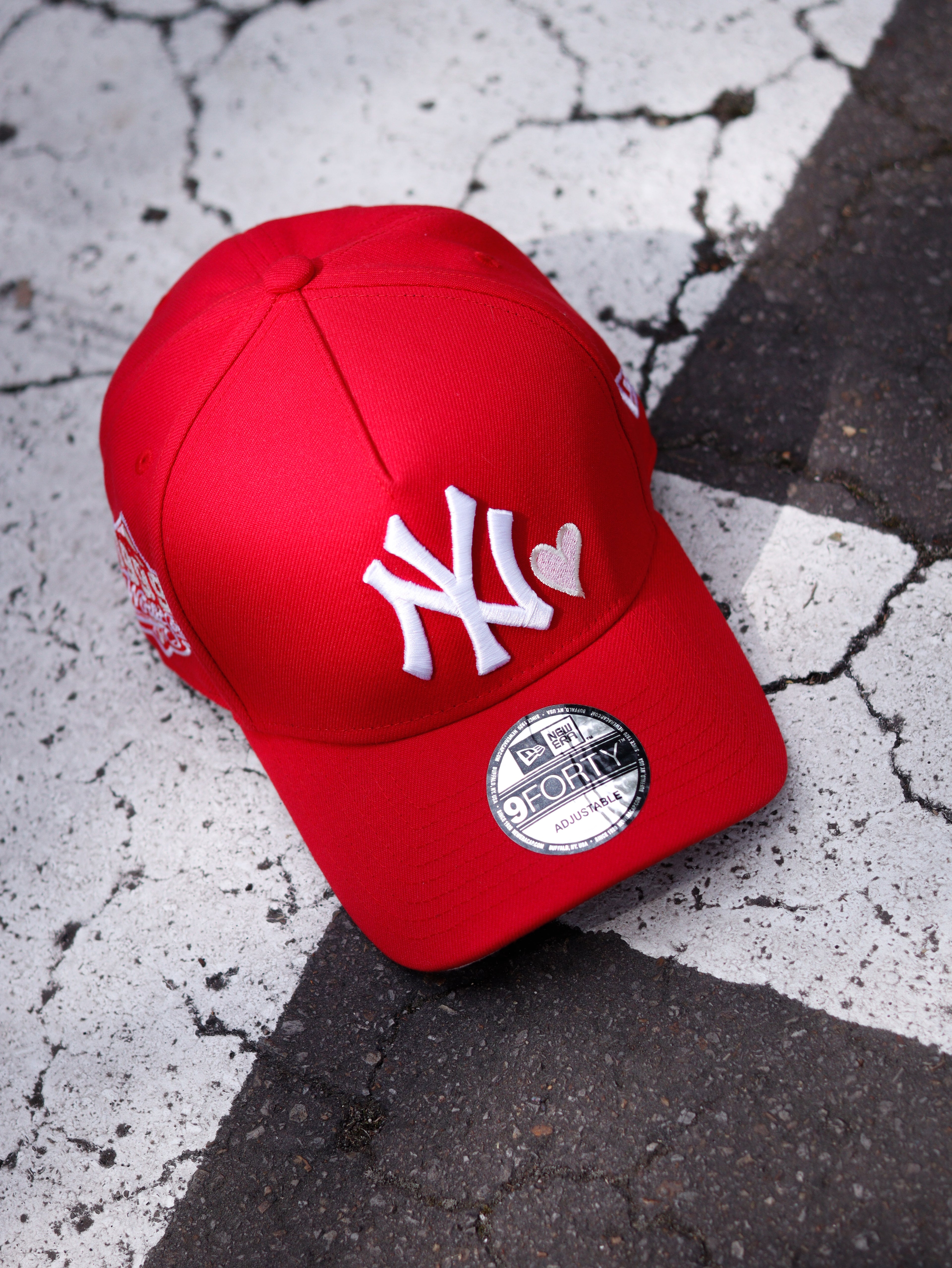 CAP NEW YORK YANKEES MLB HEART RED 9FORTY