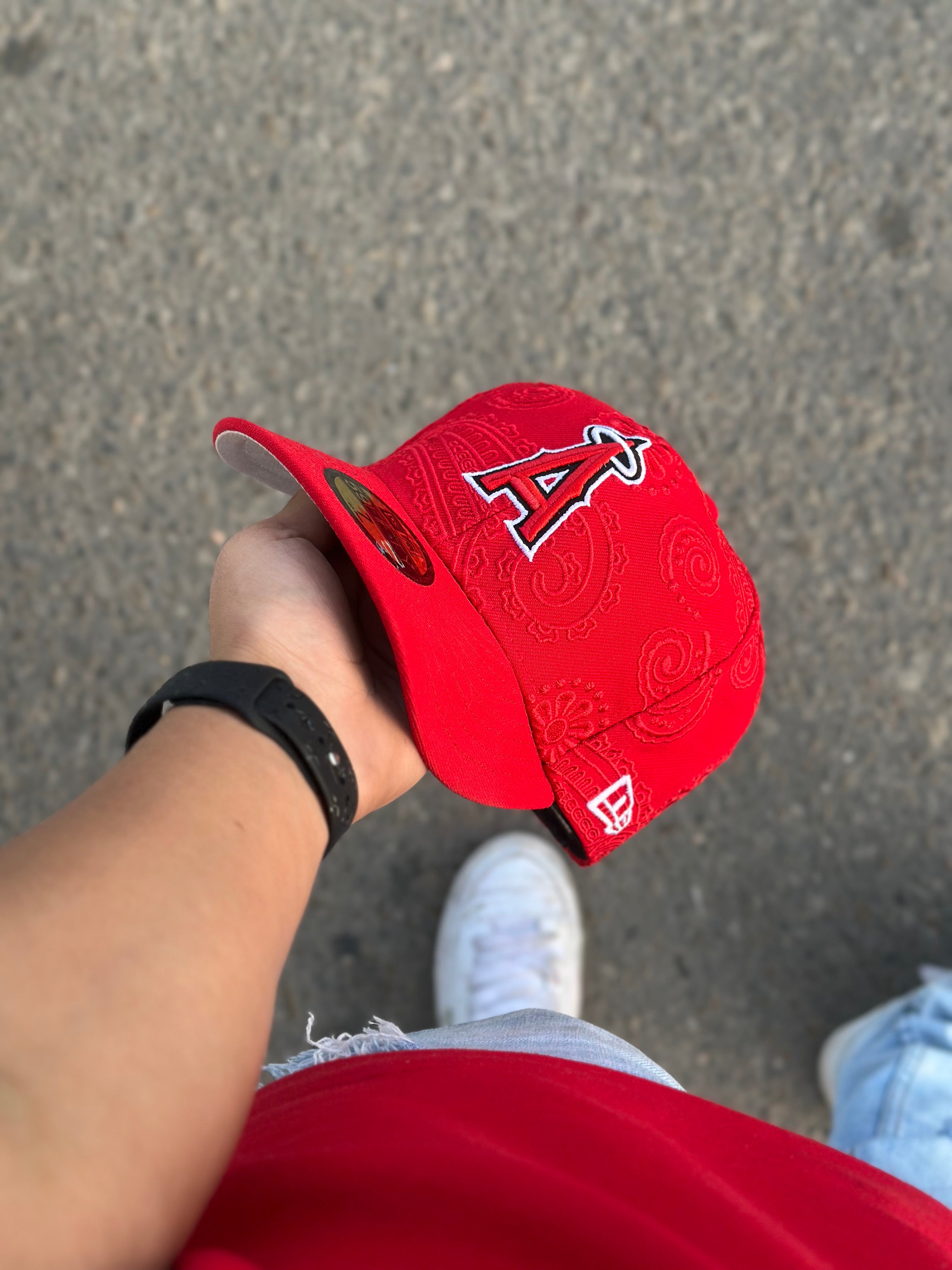 CAP NEW ERA ANGELINOS ANAHEIM SWIRL RED