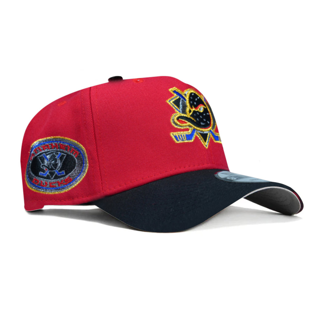 CAP NEW ERA ANAHEIM DUCKS RED AND BLACK
