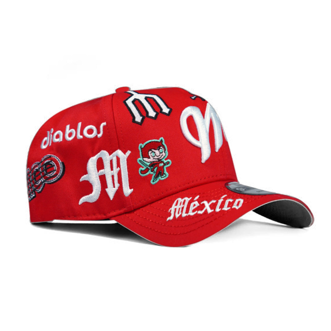 NEW ERA CAP DIABLOS ROJOS DE MEXICO ALL OVER
