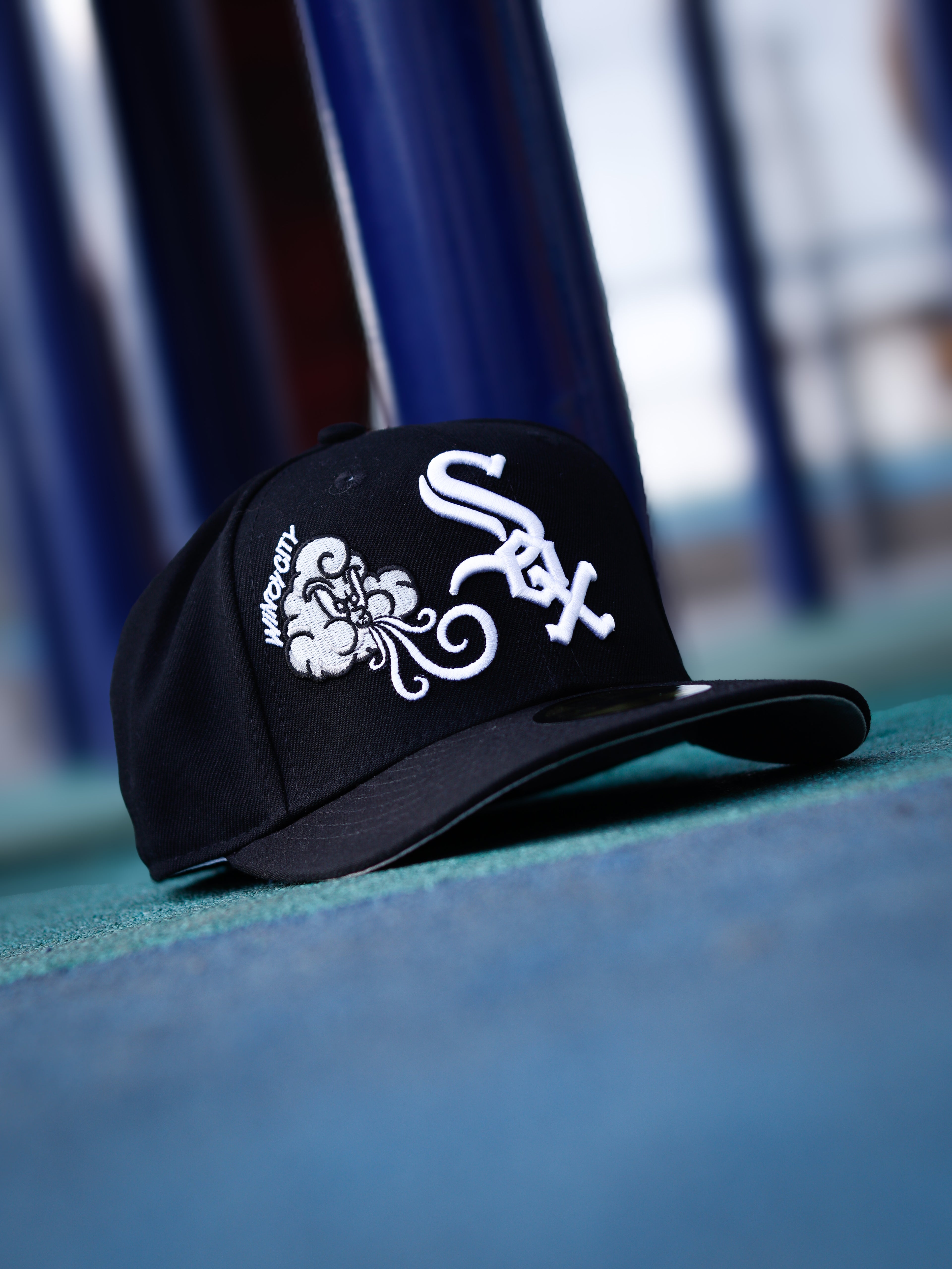 Gorra New Era White Sox Negra con Blanco