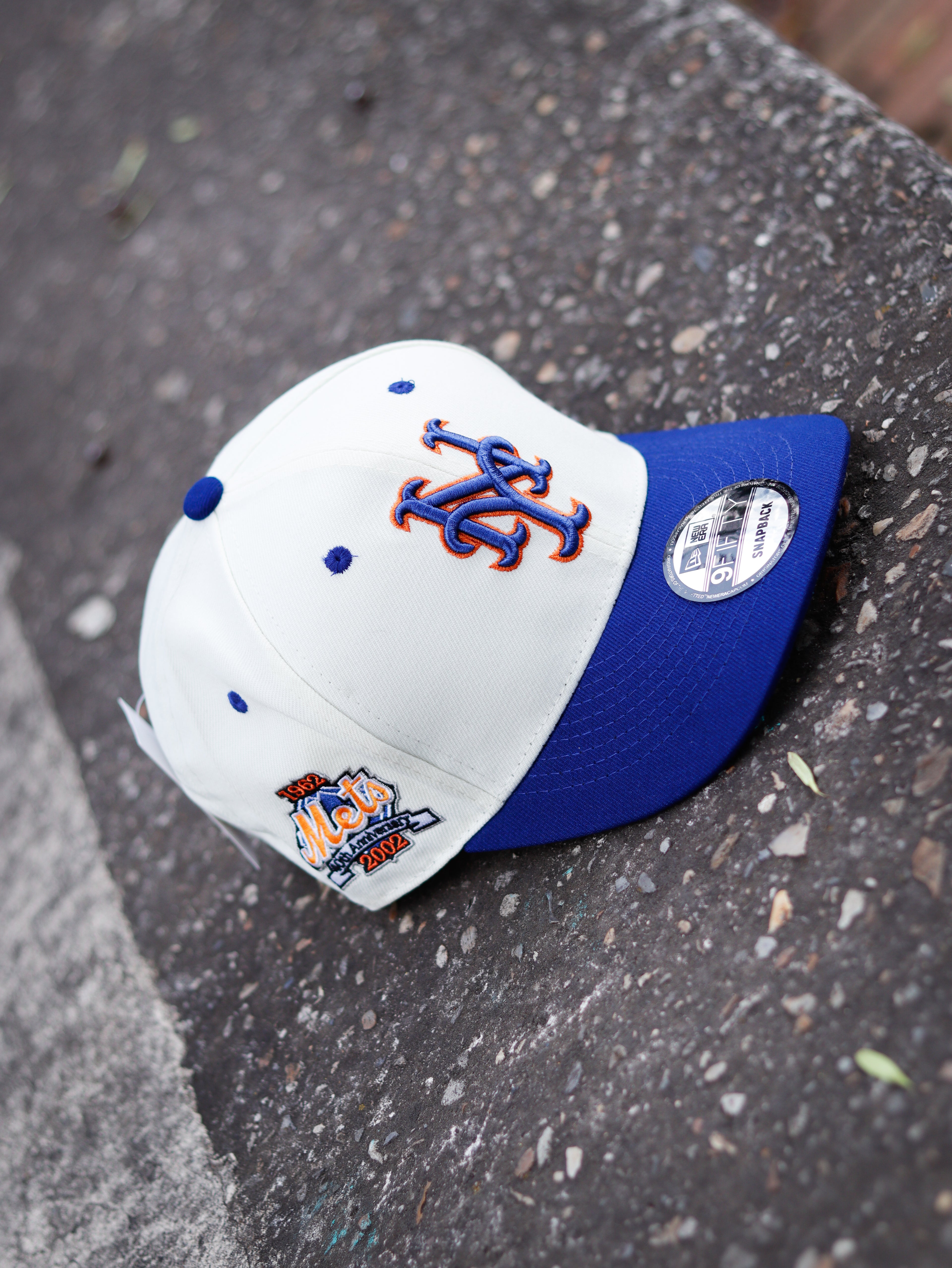 CAP NEW YORK METS WHITE AND BLUE