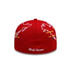 CAP SUPREME WORLDWIDE BOX LOGO NEW ERA RED