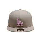 CAP NEW ERA DODGERS BEIGE CON ROSA