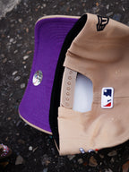 CAP LOS ANGELES DODGERS BEIGE AND PURPLE