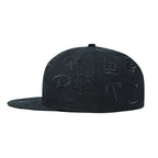 CAP NEW ERA X SUPREME ALL OVER BLACK
