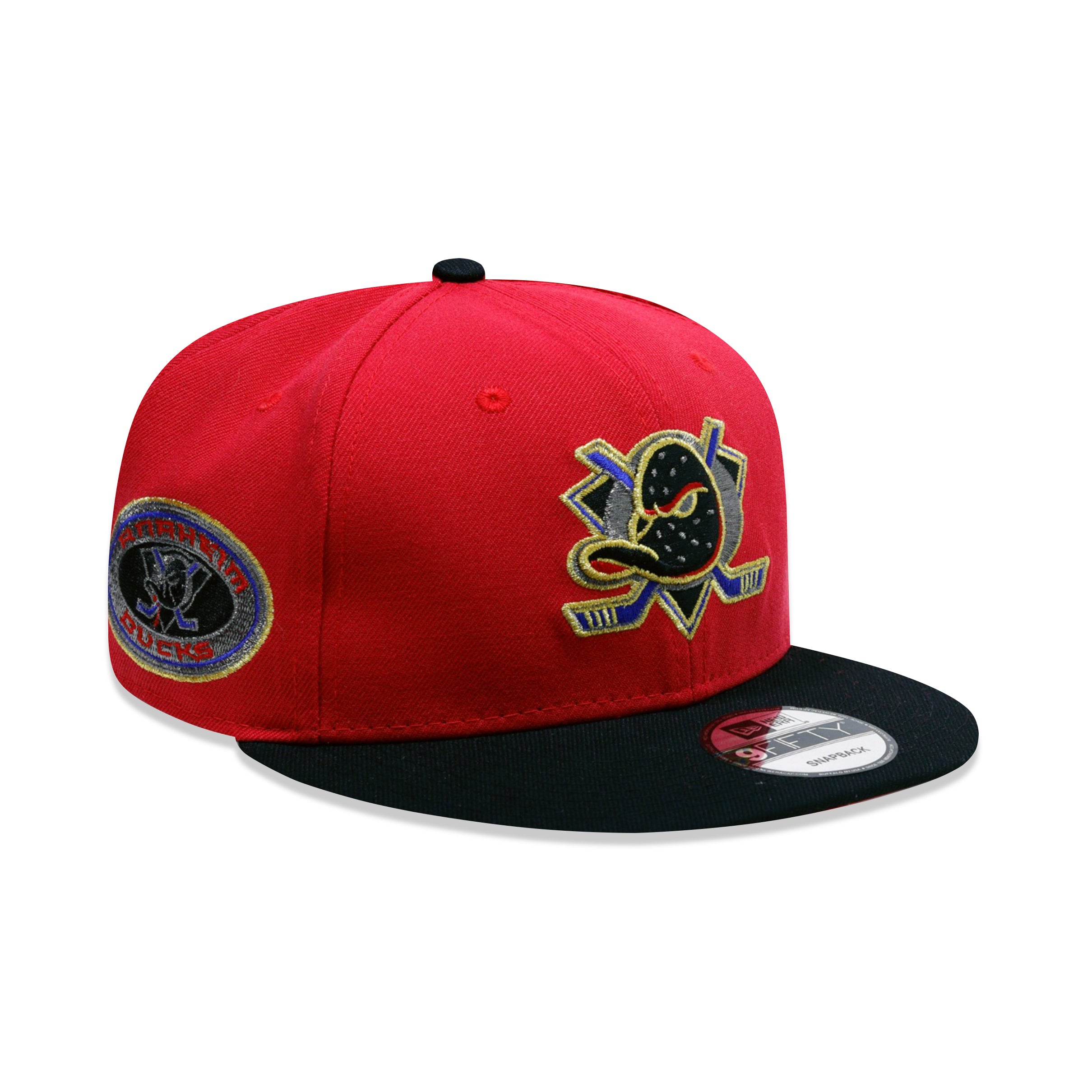 CAP NEW ERA ANAHEIM DUCKS RED AND BLACK