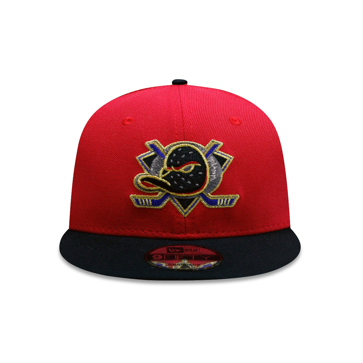 CAP NEW ERA ANAHEIM DUCKS RED AND BLACK