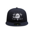 ANAHEIM DUCKS BLACK AND WHITE 59FIFTY
