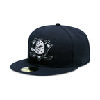 ANAHEIM DUCKS BLACK AND WHITE 59FIFTY