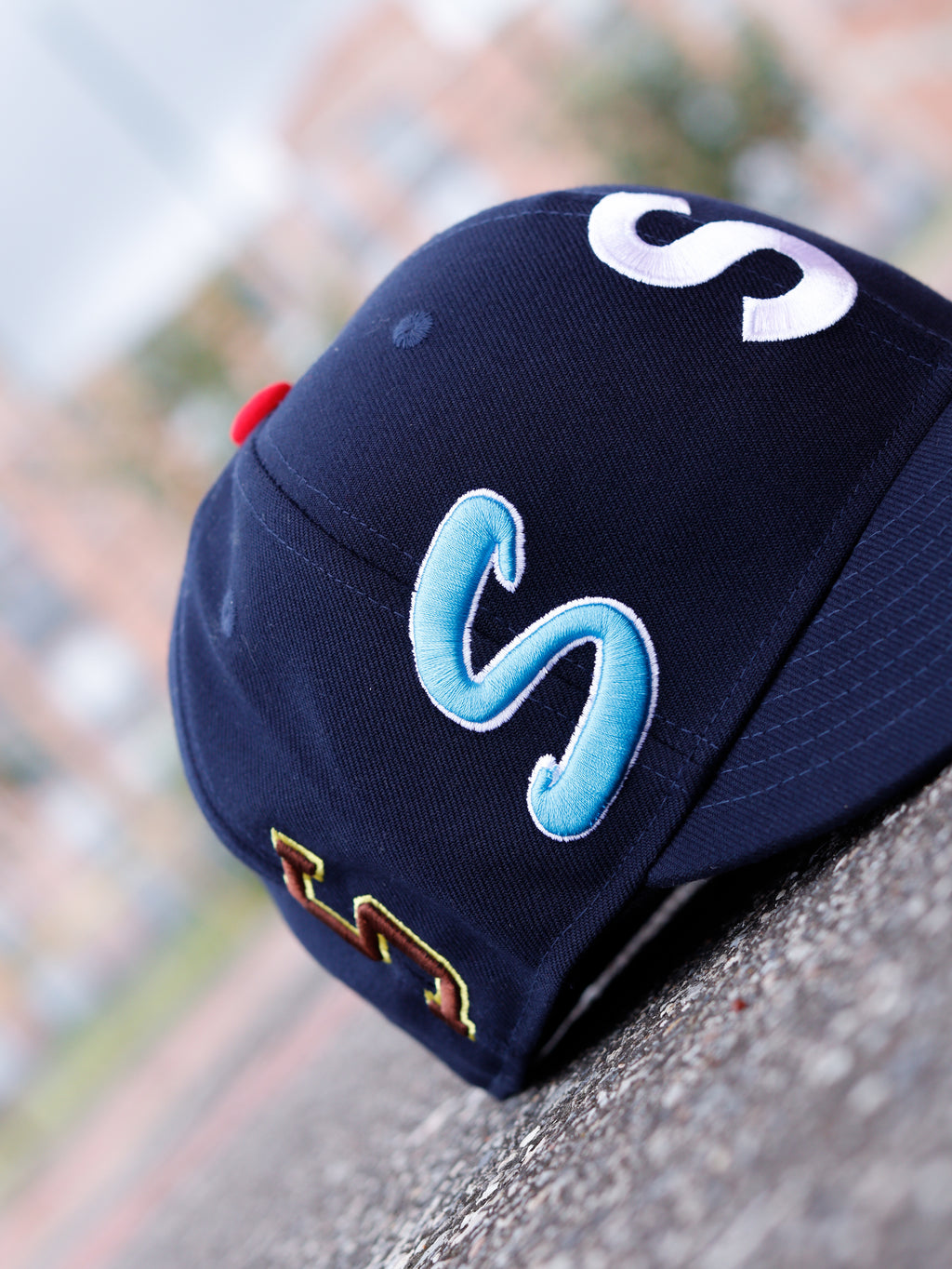 CAP SUPREME MULTI S LOGO BLUE
