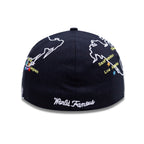CAP SUPREME WORLDWIDE BOX LOGO NEW ERA HAT BLACK