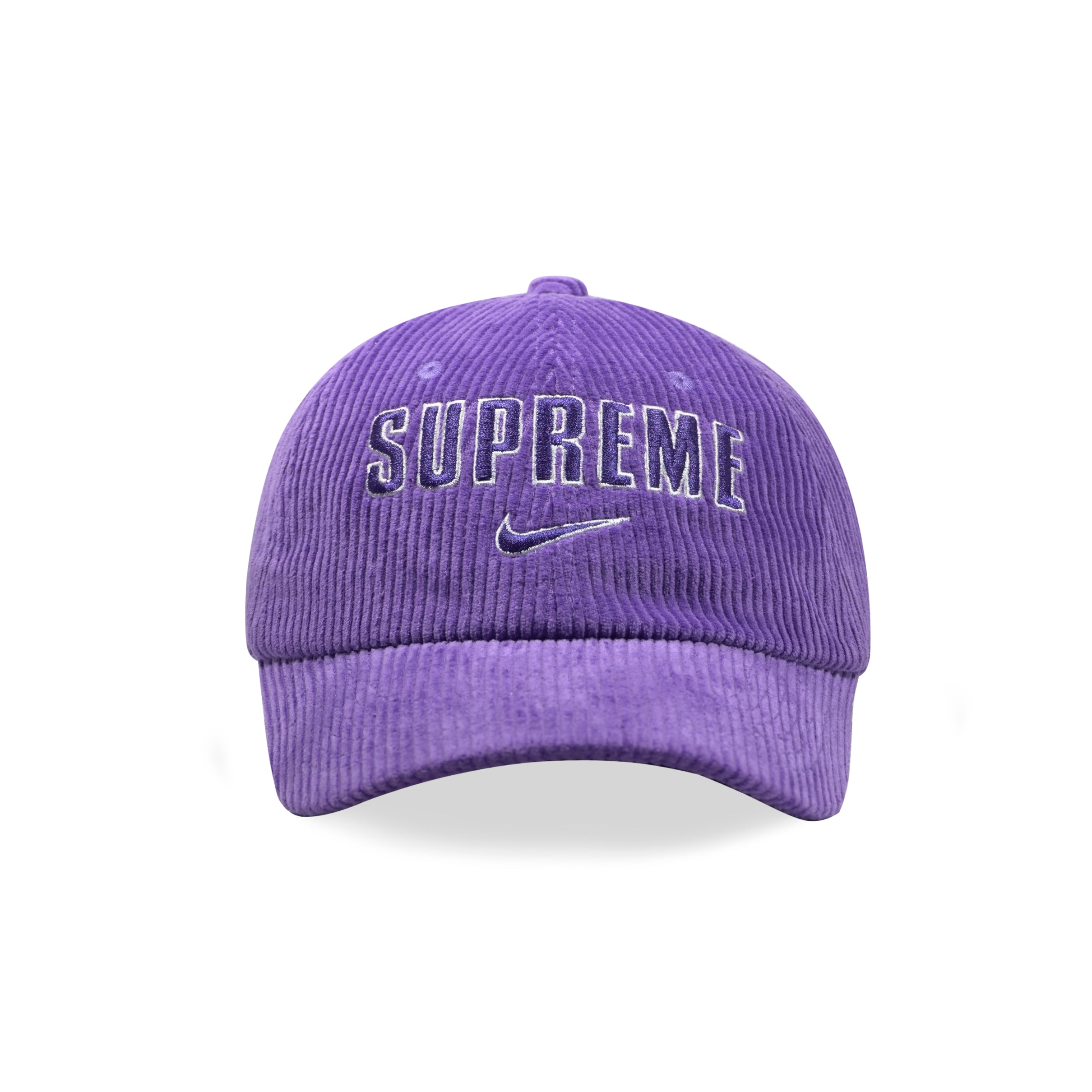 SUPREME X NIKE CAP CORDUROY MORADO