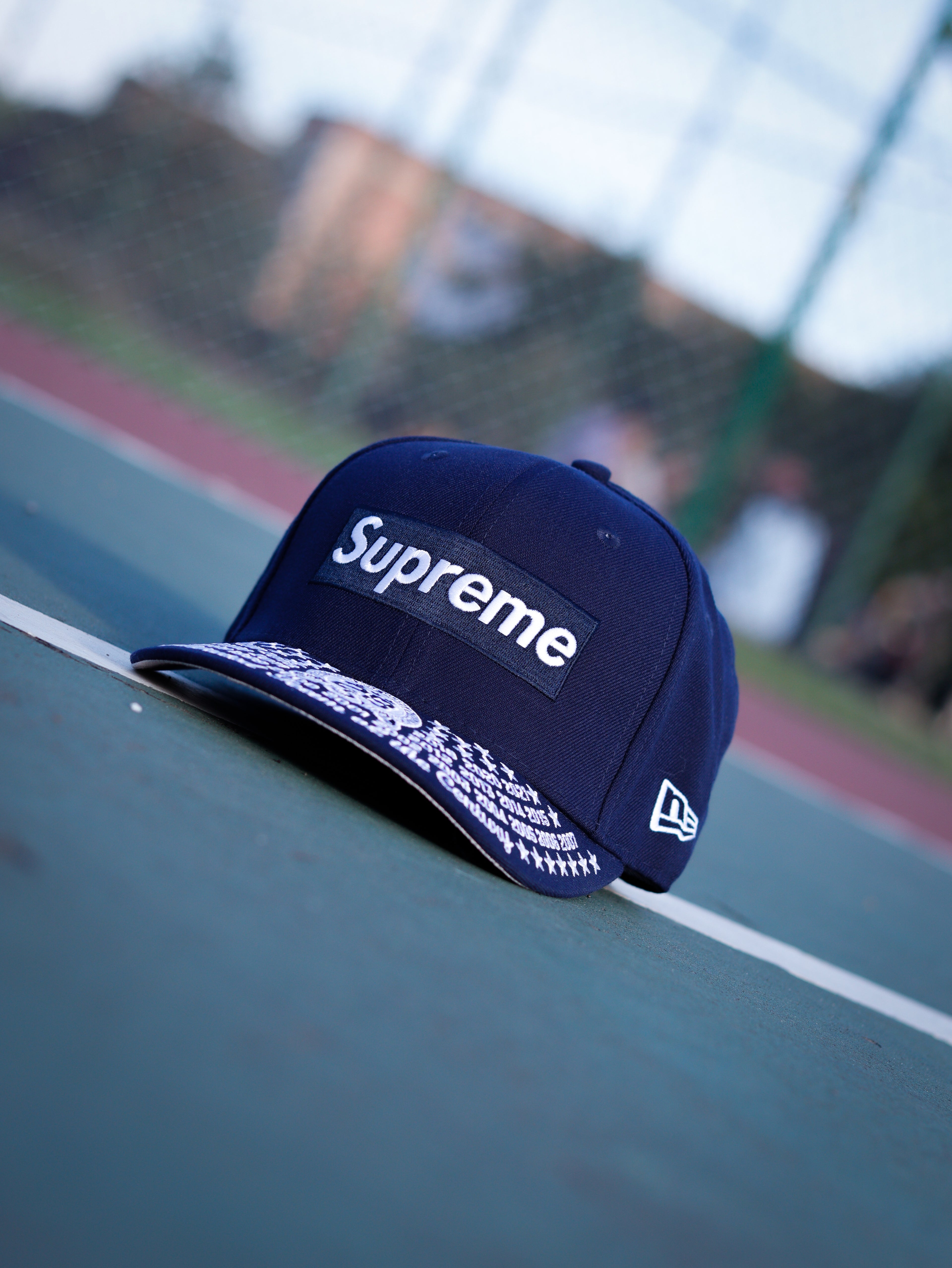 CAP SUPREME X NEW ERA UNDISPUTED BOX LOGO HAT