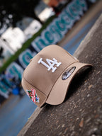 CAP LOS ANGELES DODGERS BEIGE AND WHITE