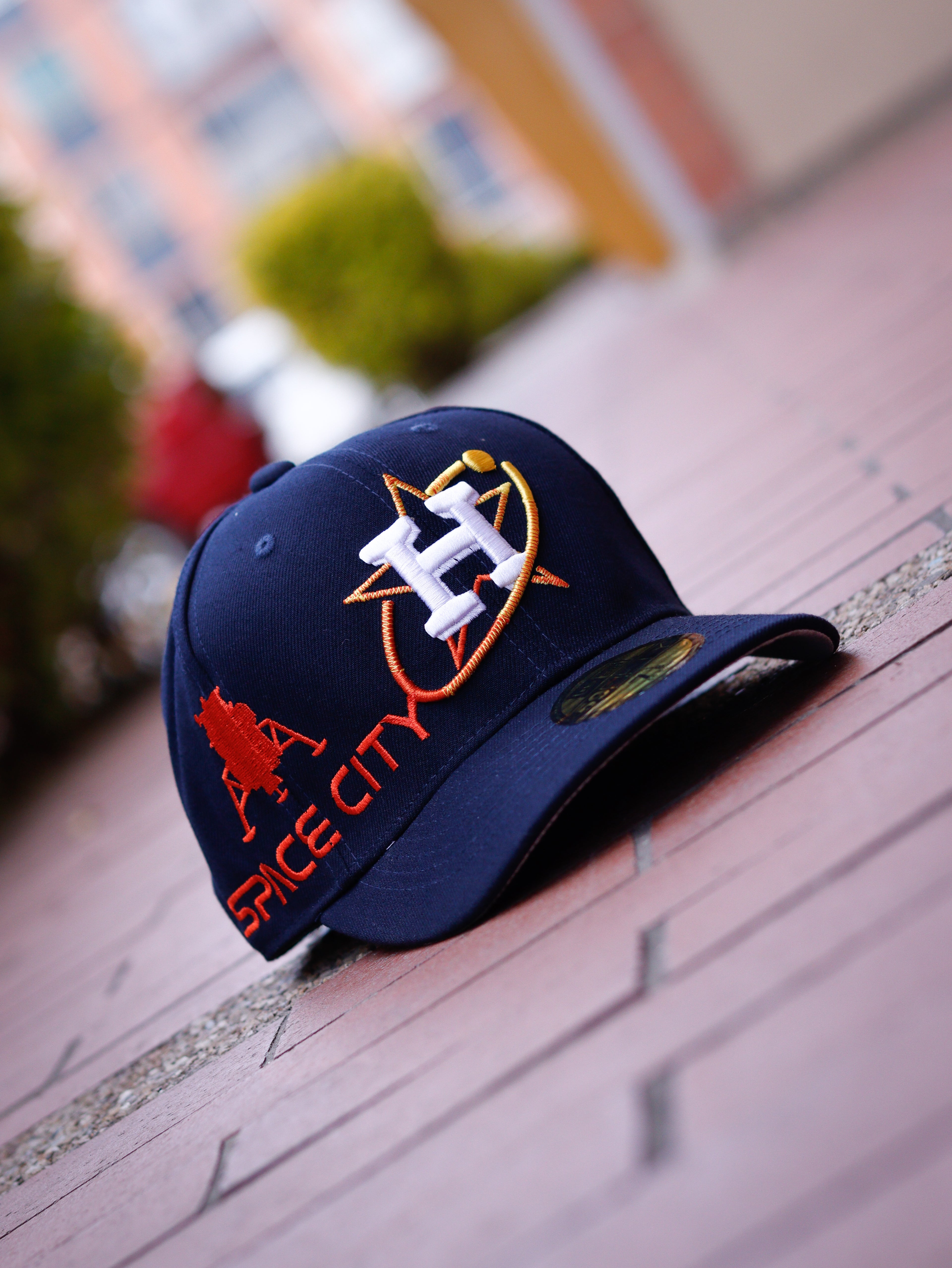 CAP NEW ERA ASTROS “SPACE CITY" BLUE WITH ORANGE