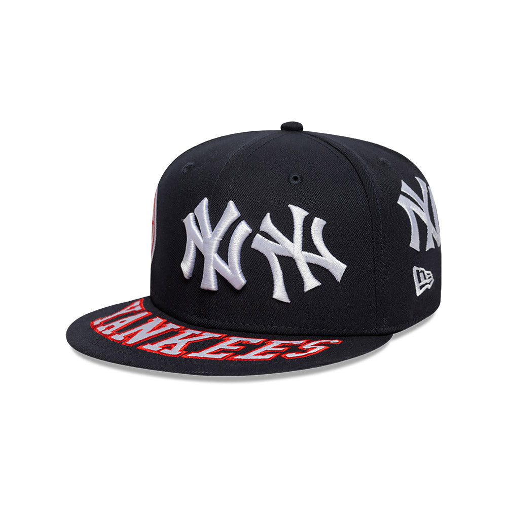 NEW YORK YANKEES 59FIFTY MLB ALL OVER NAVY CAP