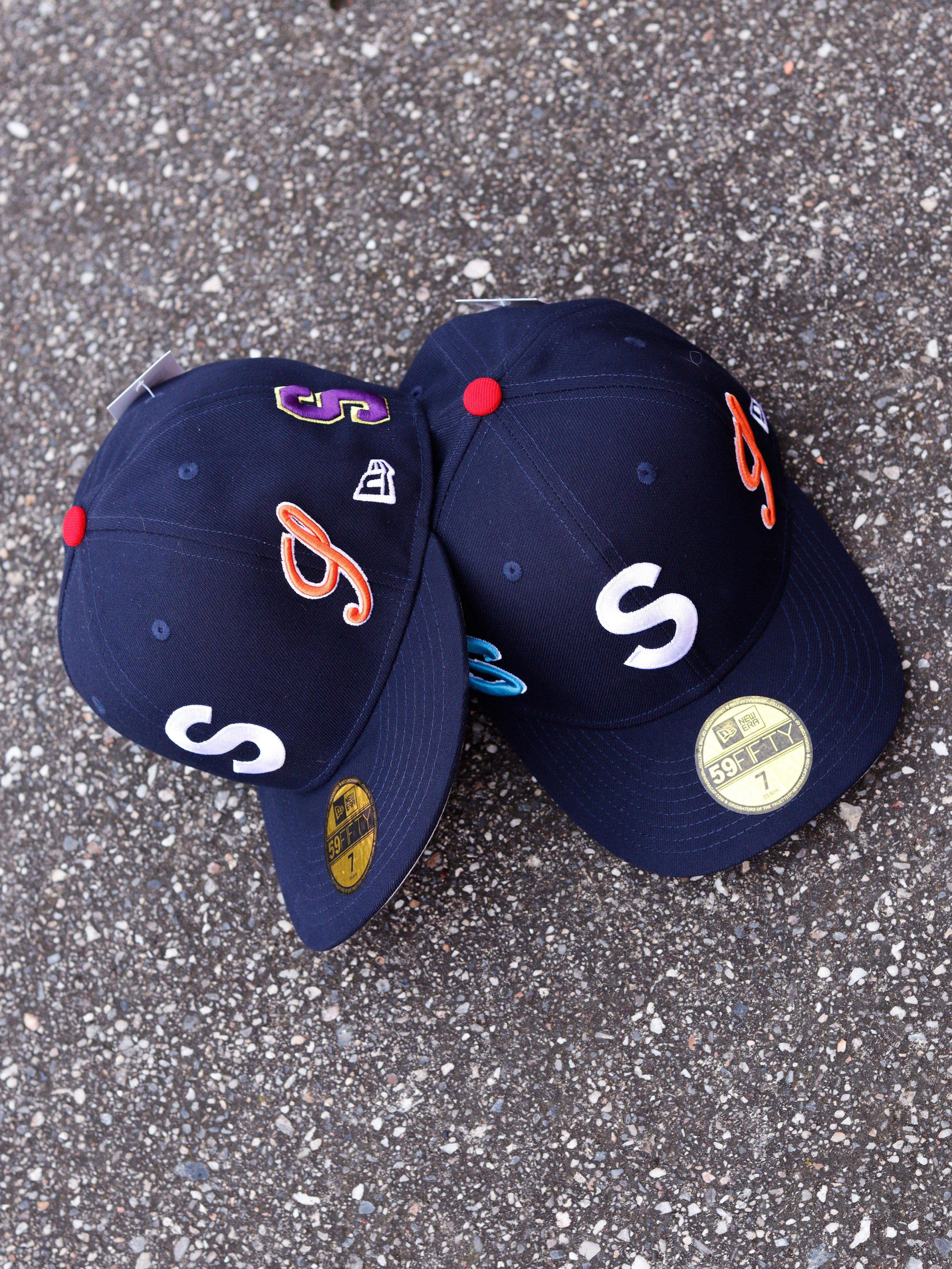 CAP SUPREME MULTI S LOGO BLUE