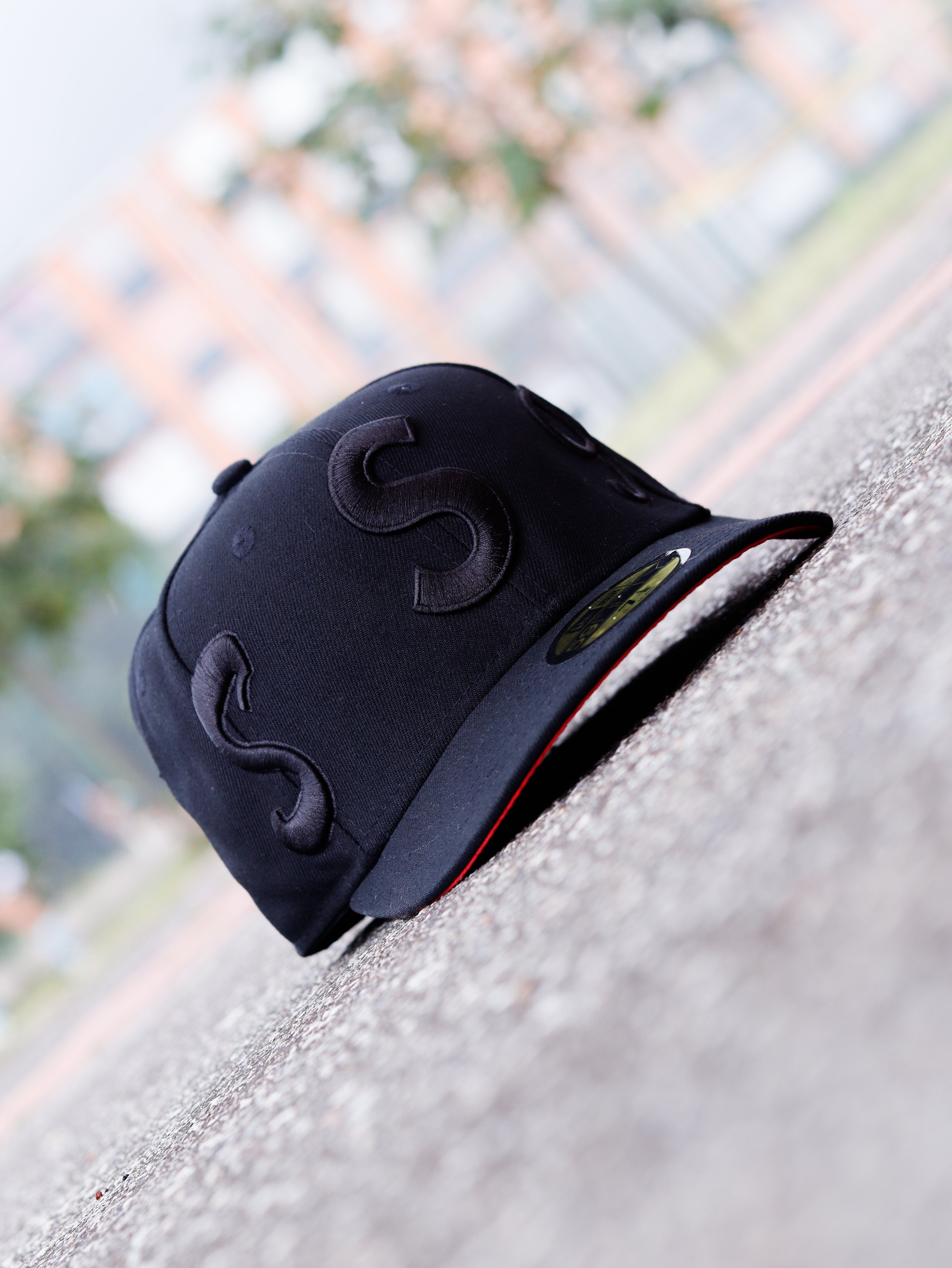 CAP SUPREME MULTI S LOGO TOTAL BLACK