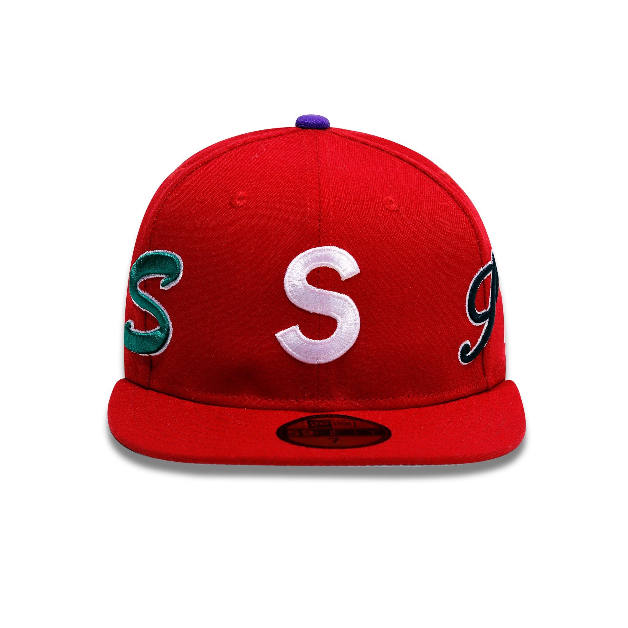 CAP SUPREME MULTI S LOGO RED