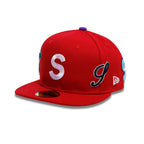 CAP SUPREME MULTI S LOGO RED
