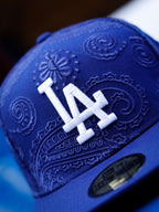 Los Angeles Dodgers Mlb Swirl 59fifty Cerrada Azul