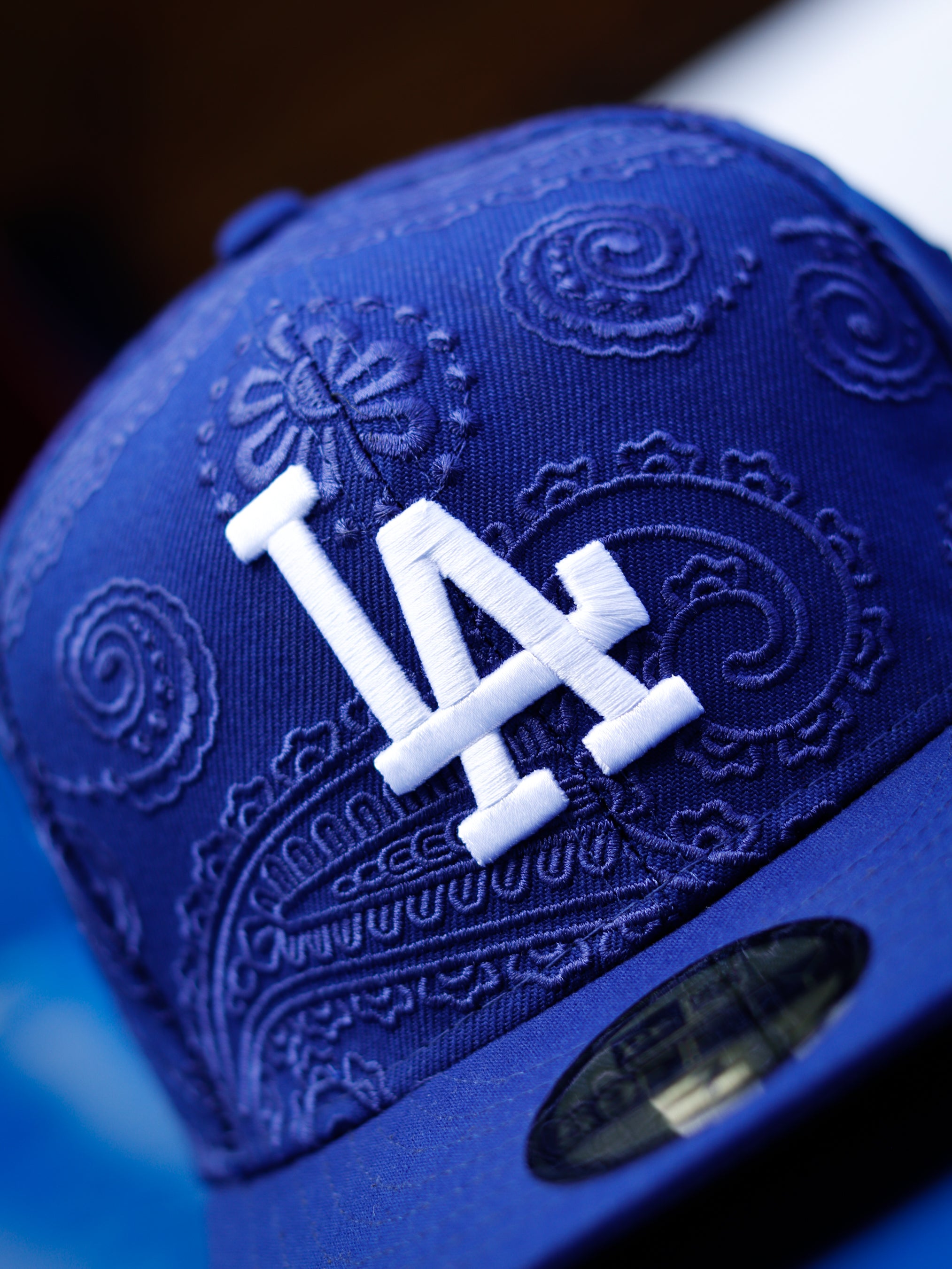 Los Angeles Dodgers Mlb Swirl 59fifty Cerrada Azul
