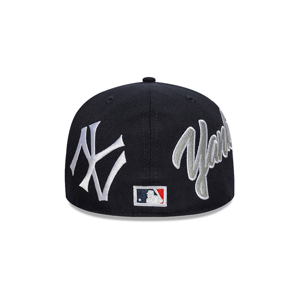 NEW YORK YANKEES 59FIFTY MLB ALL OVER NAVY CAP