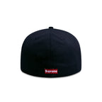 CAP SUPREME X SWAROVSKI S LOGO NEW ERA BLACK
