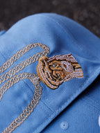 SUPREME JESUS PIECE S LOGO NEW ERA BLUE