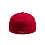 CAP SUPREME X SWAROVSKI S LOGO NEW ERA RED
