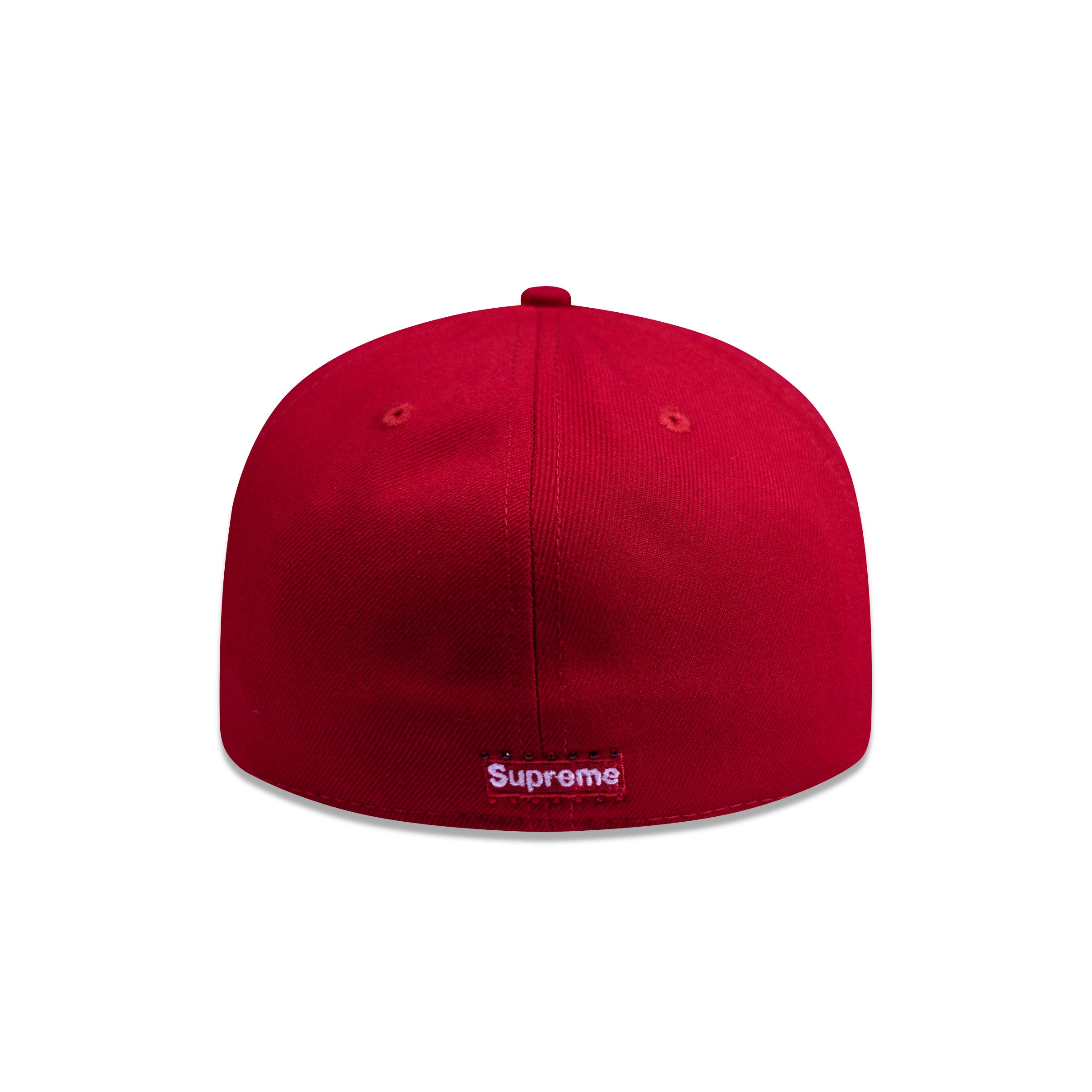 CAP SUPREME X SWAROVSKI S LOGO NEW ERA RED