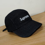 CAP SUPREME DENIM CAP BLACK