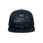 Chrome Hearts Triple Cross Trucker Hat BLACK