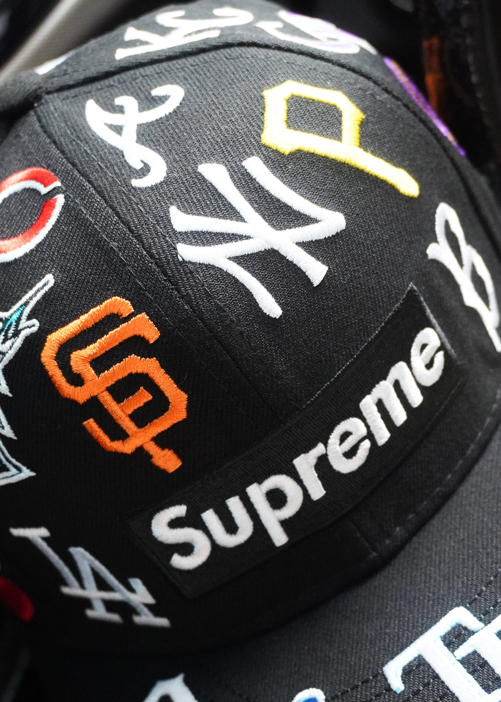 CAP MLB ALL OVER X SUPREME BLACK