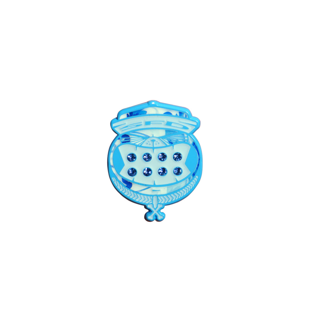PIN BONES AZUL