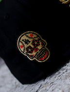 CAP LA DODGERS BLACK GOLD FITTED