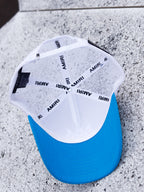 CAP AMIRI WHITE AND BLUE