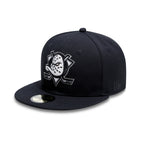 ANAHEIM DUCKS BLACK AND WHITE 59FIFTY