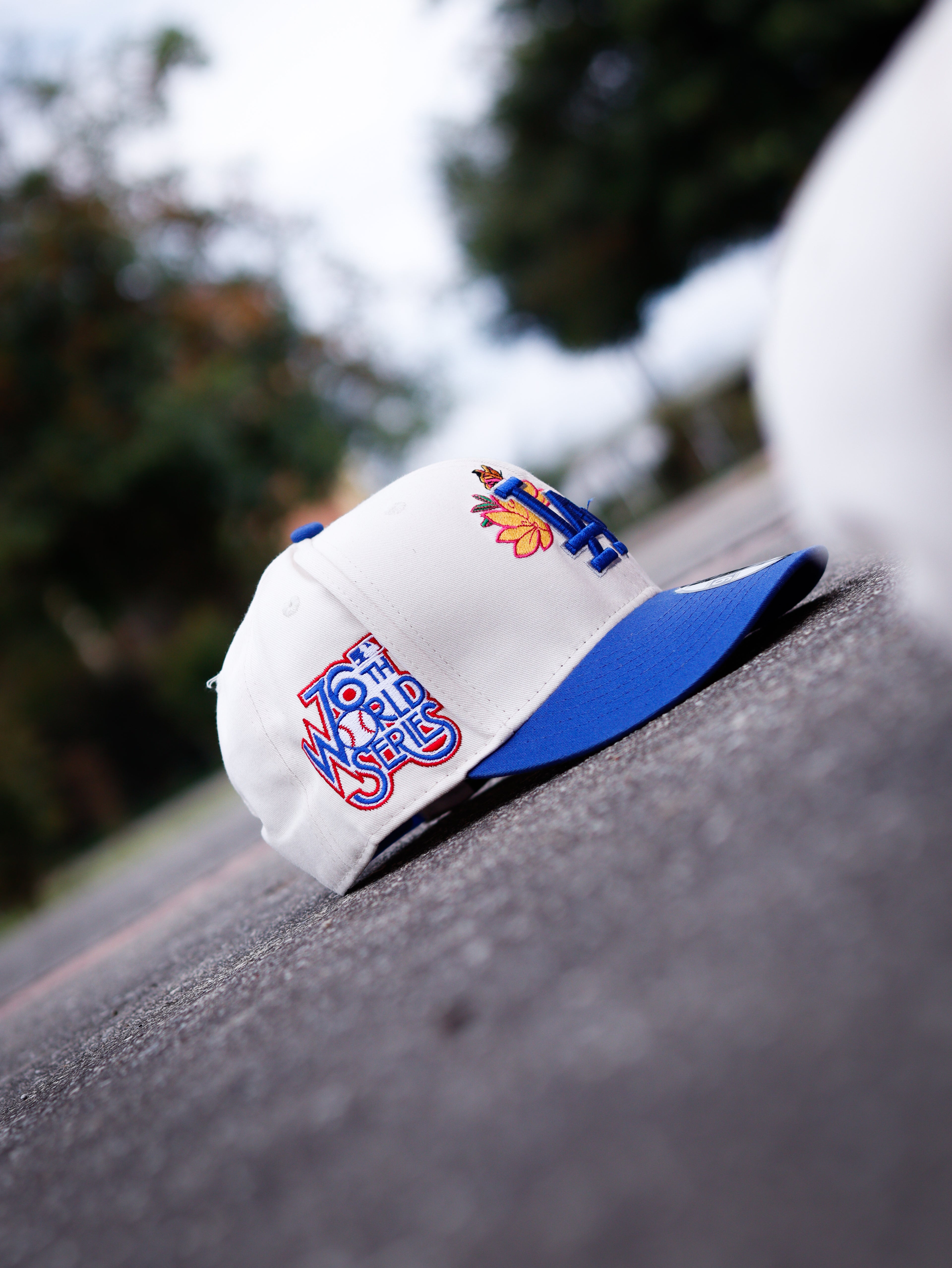 CAP LOS ANGELES DODGERS WHITE AND BLUE