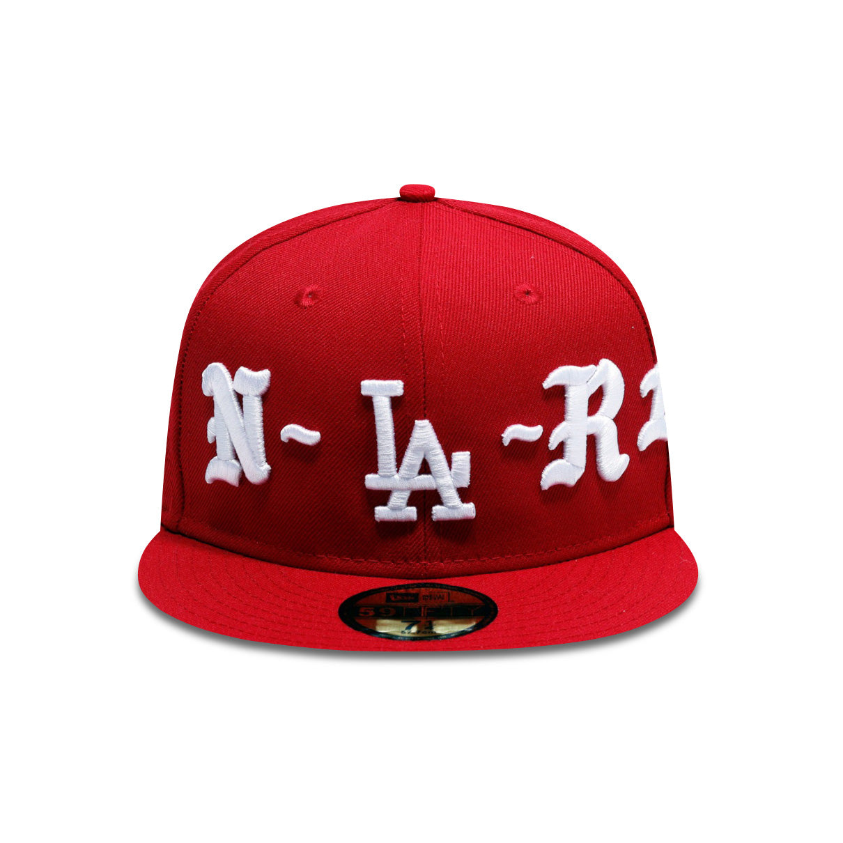 BORN X RAISED RED NEW FITTED HAT RED