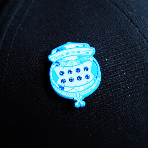 PIN BONES AZUL